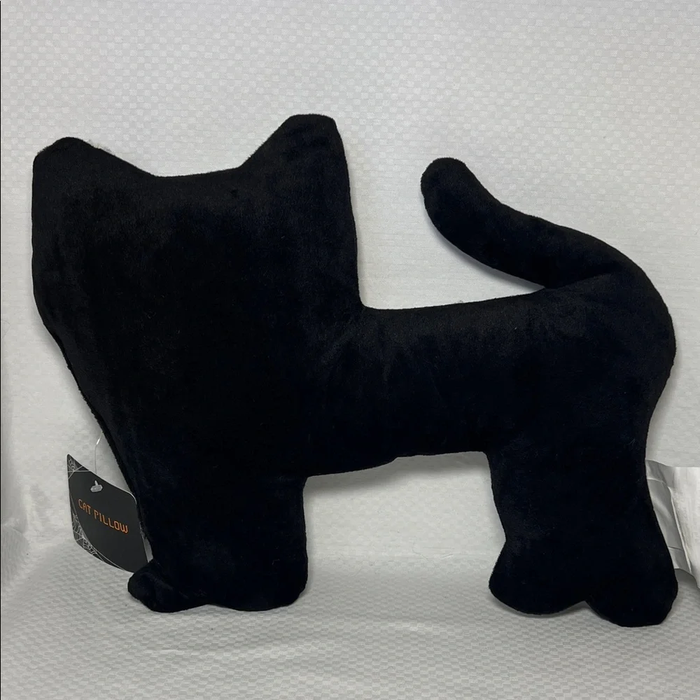 Skeleton Cat Plush Toy - Black and White